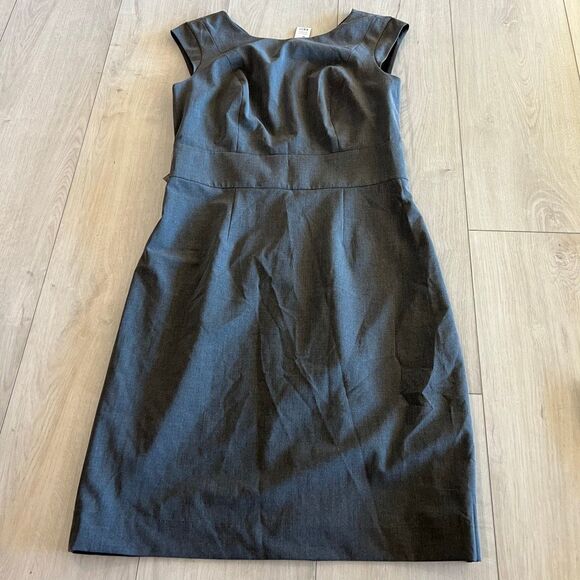 The Limited Collection Womens Gray Short Sleeve Professional Shift Dress Size 12 - Picture 1 of 9